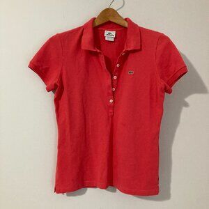 Lacoste Women's Pink Polo Shirt